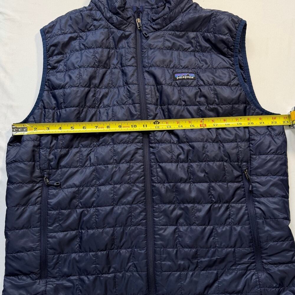 Patagonia Nano Puff Vest Mens XL Navy PrimaLoft Lightweight Puffer Gorpcore - Picture 9 of 10